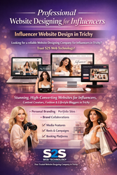 influencer website design in trichy